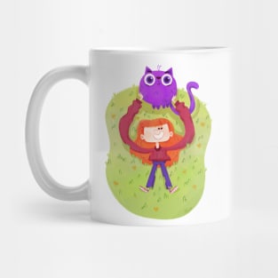 Cute cat girl Mug